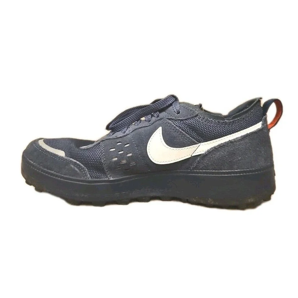 Nike C1TY Shoes Coveralls, Navy White Swoosh, Mens Size 7.5